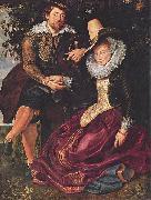 Peter Paul Rubens Rubens and Isabella Brant in the Honeysuckle Bower Germany oil painting artist